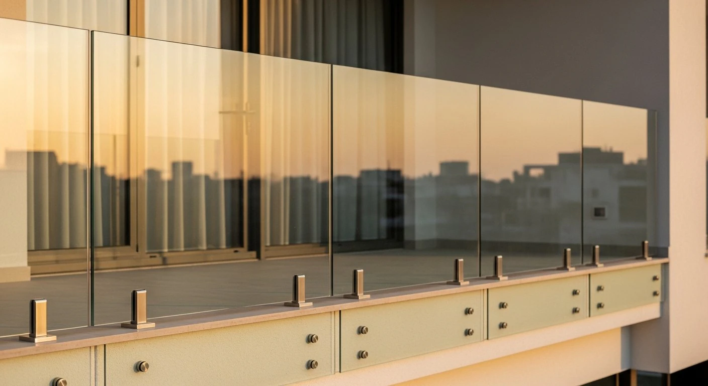 Frameless Glass Railing — Sun Railings commercial railing system